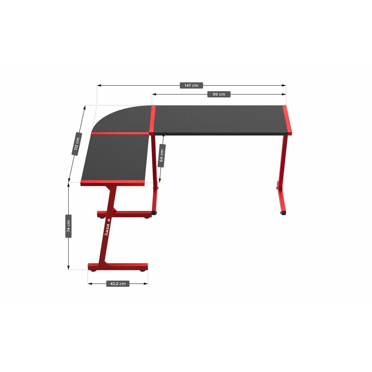 Escritorio Huzaro HZ-Hero 6.0 Red Rojo