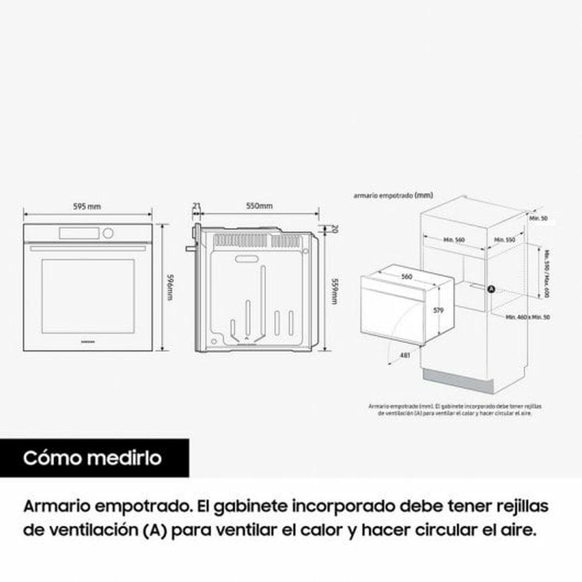 Horno Samsung NV7B4455UAS/U3 76 L 60 cm