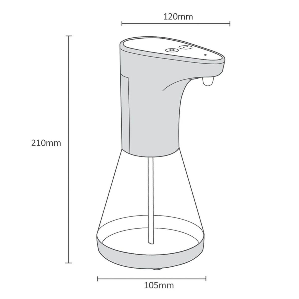 Dispensador de Jabón Automático con Sensor Promedix PR-530 Blanco Plástico