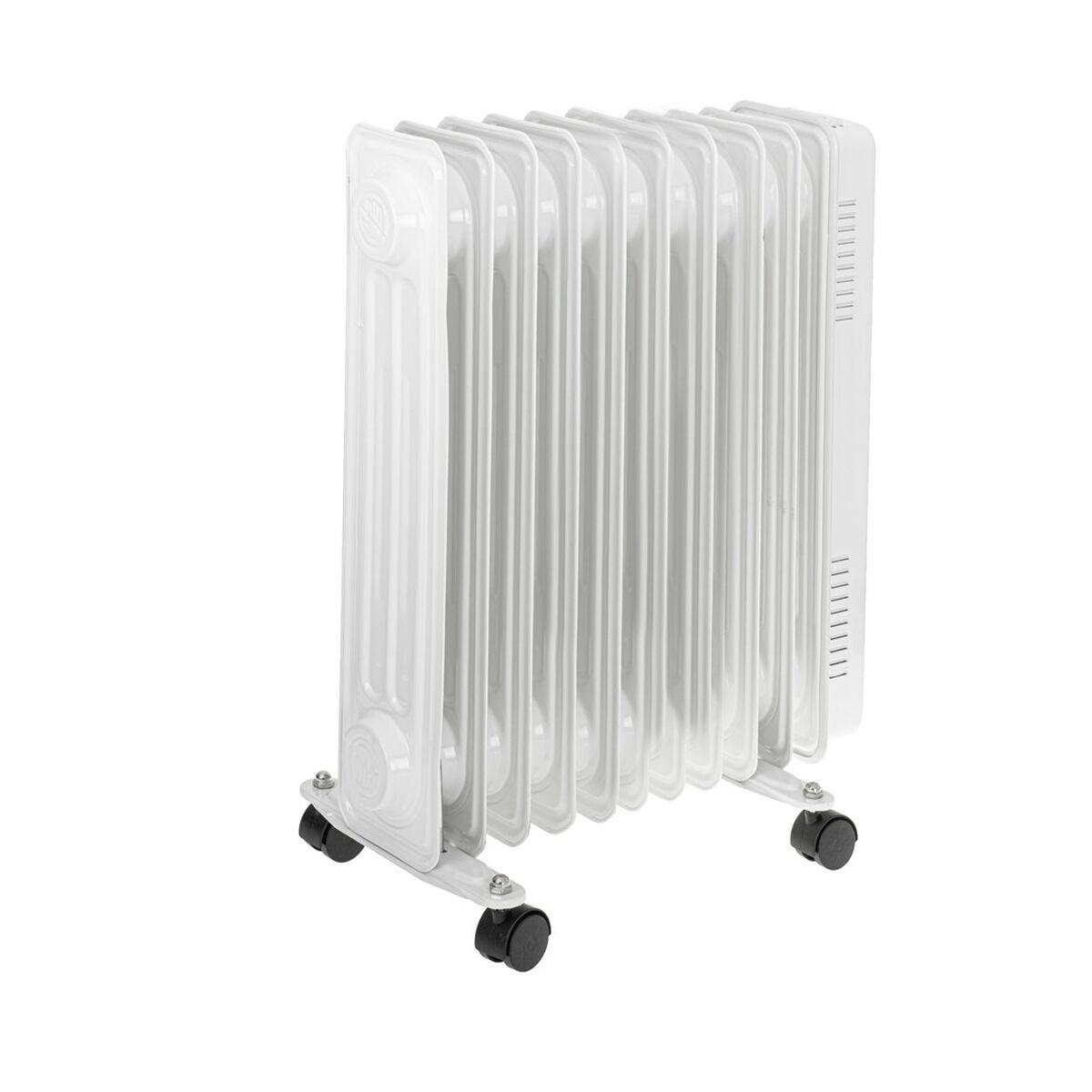 Radiador de Aceite Adler AD 7816 Blanco Negro 2000 W