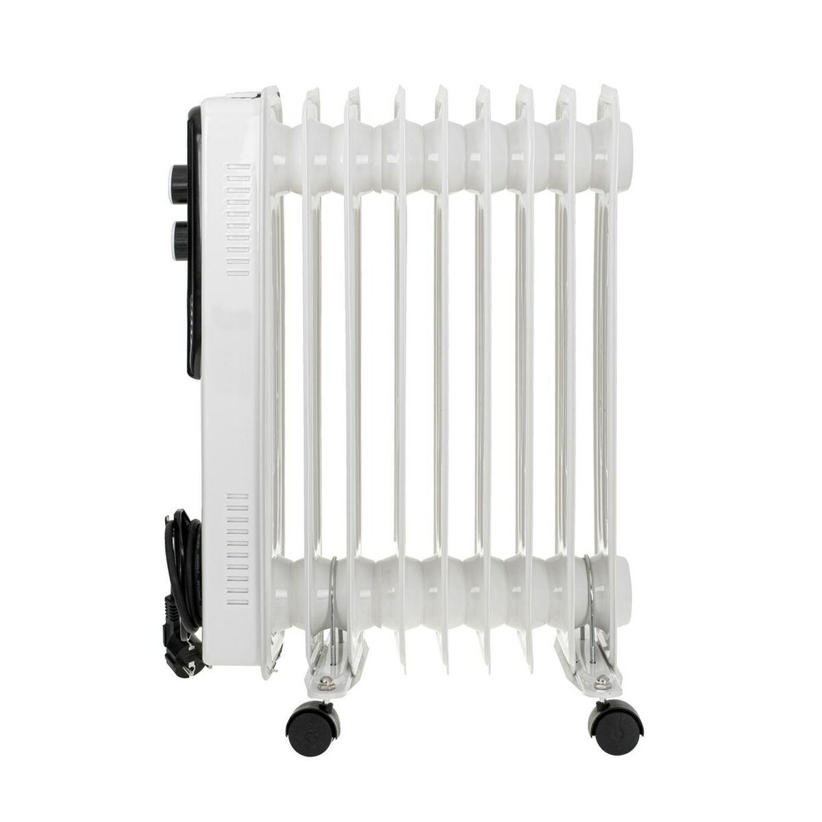 Radiador de Aceite Adler AD 7816 Blanco Negro 2000 W