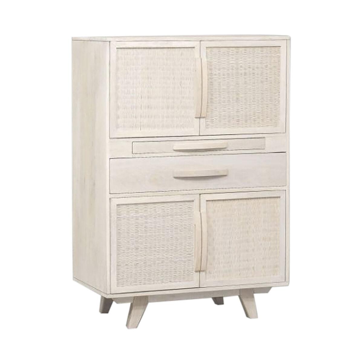 Mueble Auxiliar Home ESPRIT Blanco 85 x 40 x 123 cm