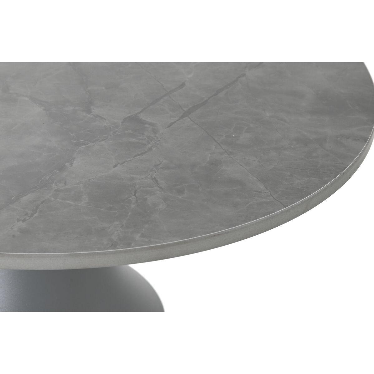 Mesita Auxiliar Home ESPRIT Gris 70 x 70 x 43 cm 70 x 70 x 1 cm