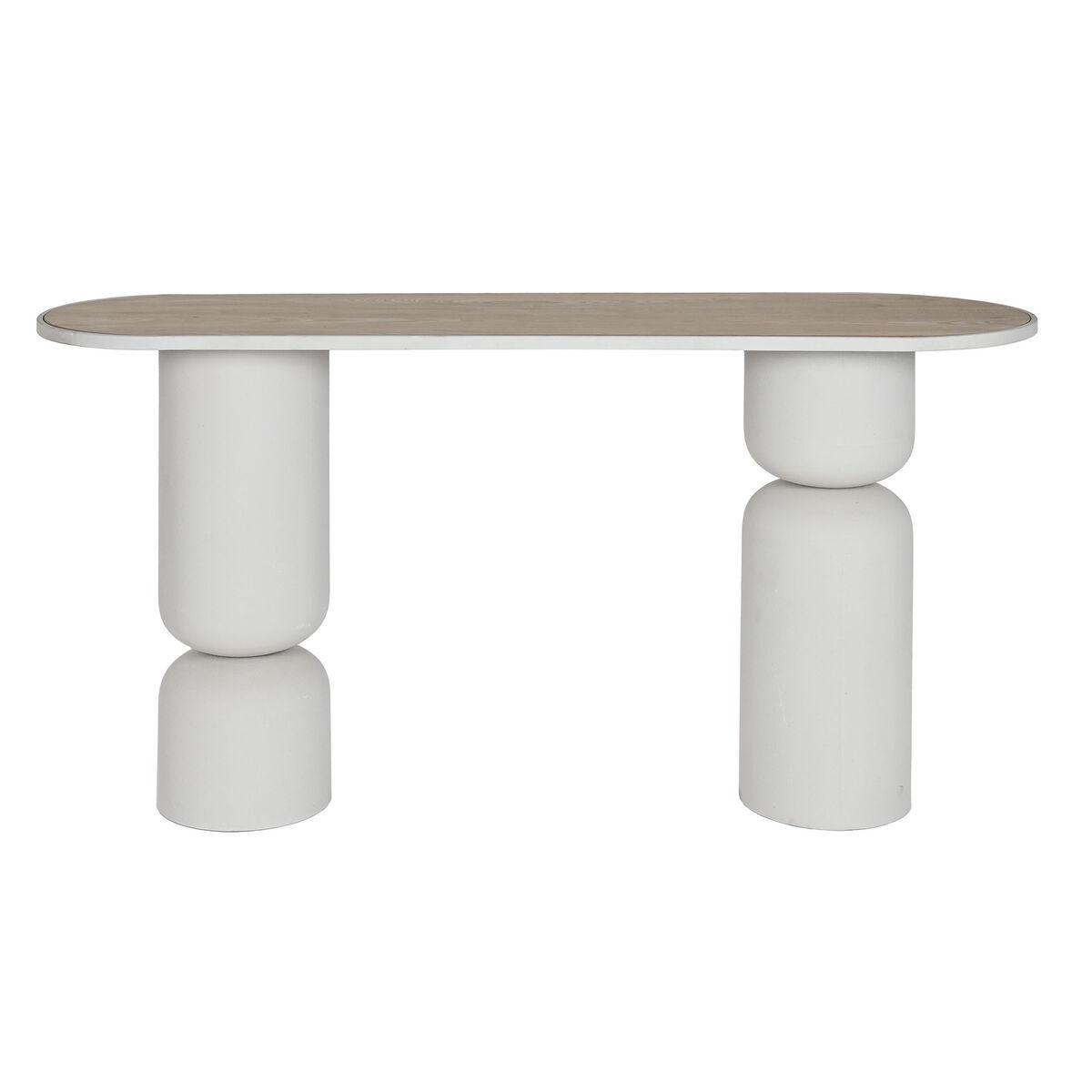 Recibidor Home ESPRIT Blanco Beige 150 x 45 x 77 cm