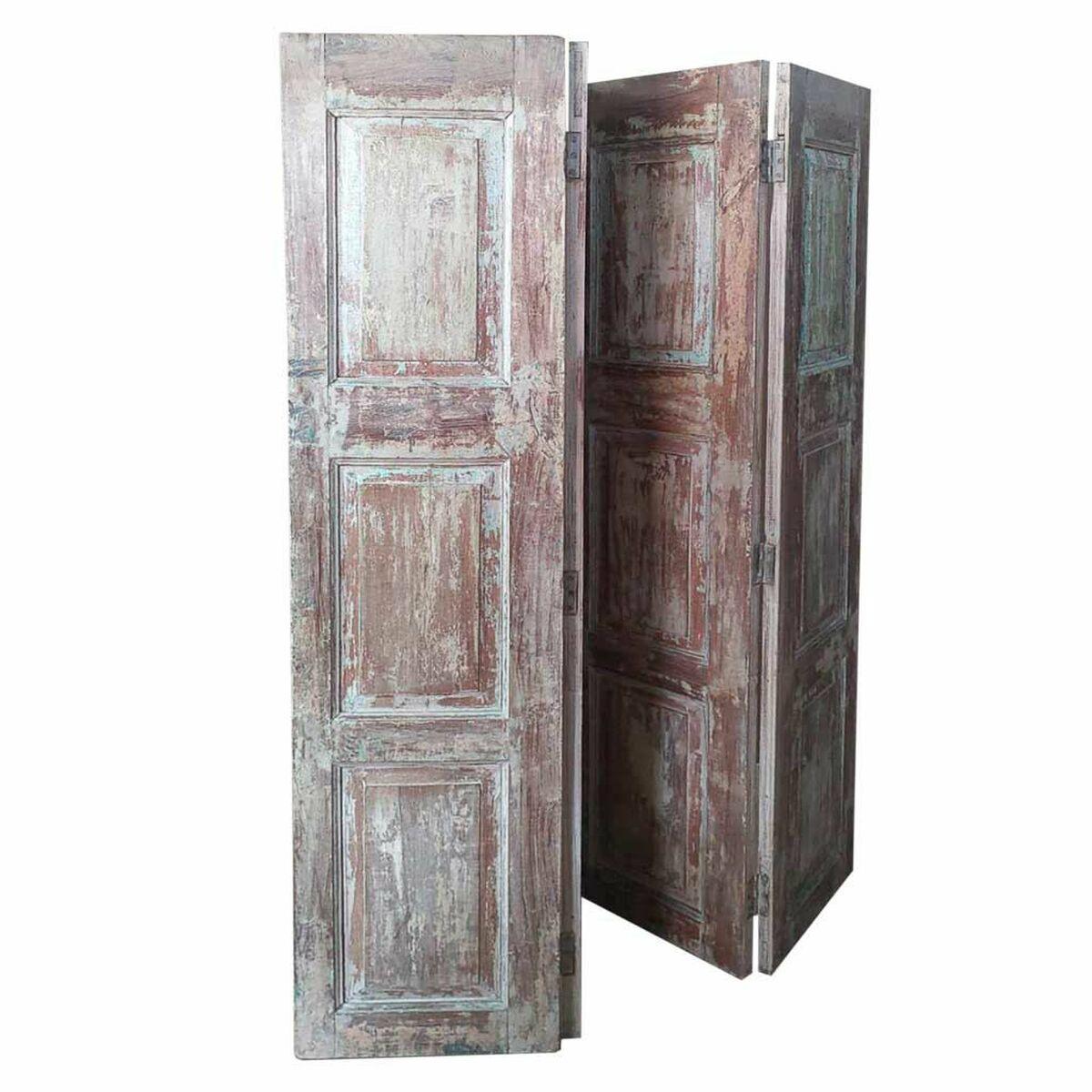 Biombo Alexandra House Living Marrón Acacia Madera de mango 3 x 178 x 182 cm Estilo artesanal