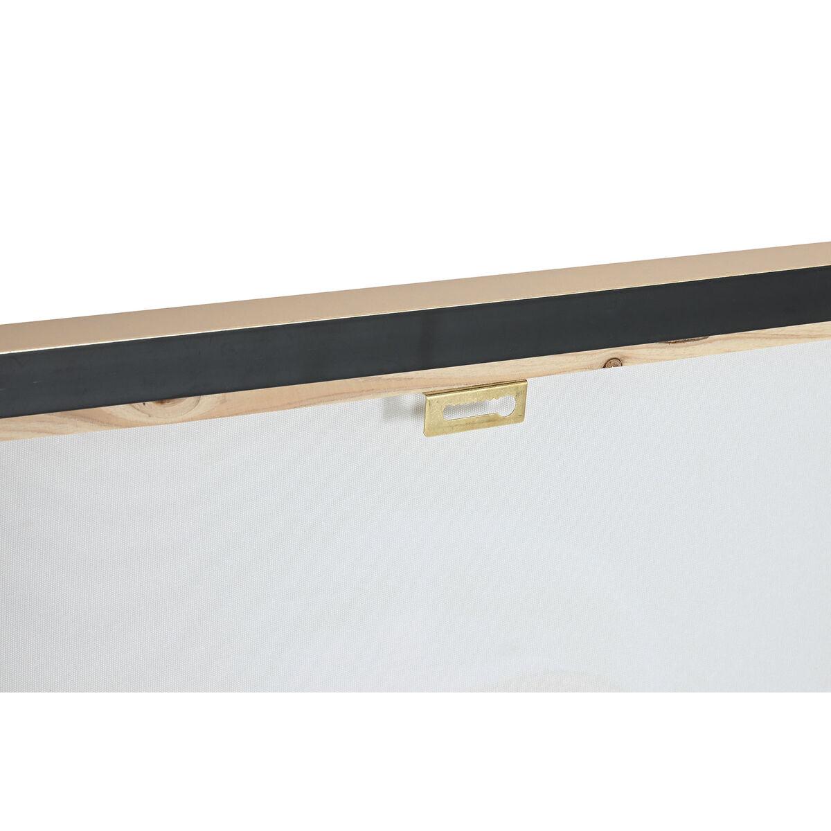 Cuadro Home ESPRIT Poliestireno Lienzo Moderno Lacado Chimpancé 52,5 x 3 x 72,5 cm (2 Unidades)