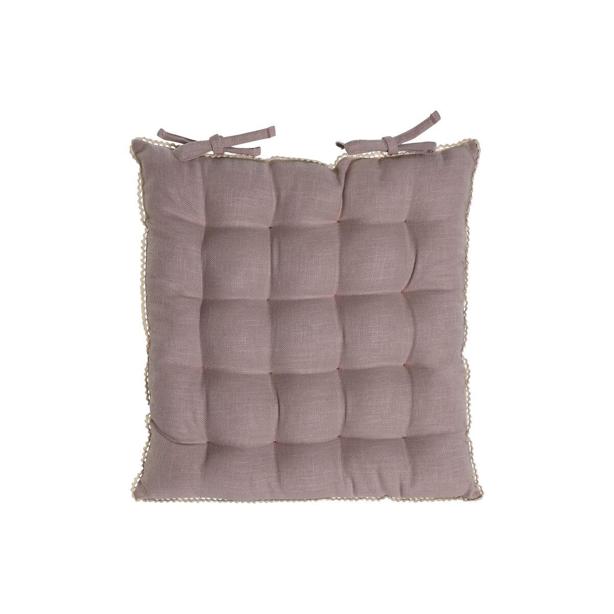 Cojín para sillas Home ESPRIT Malva 42 x 42 x 6 cm