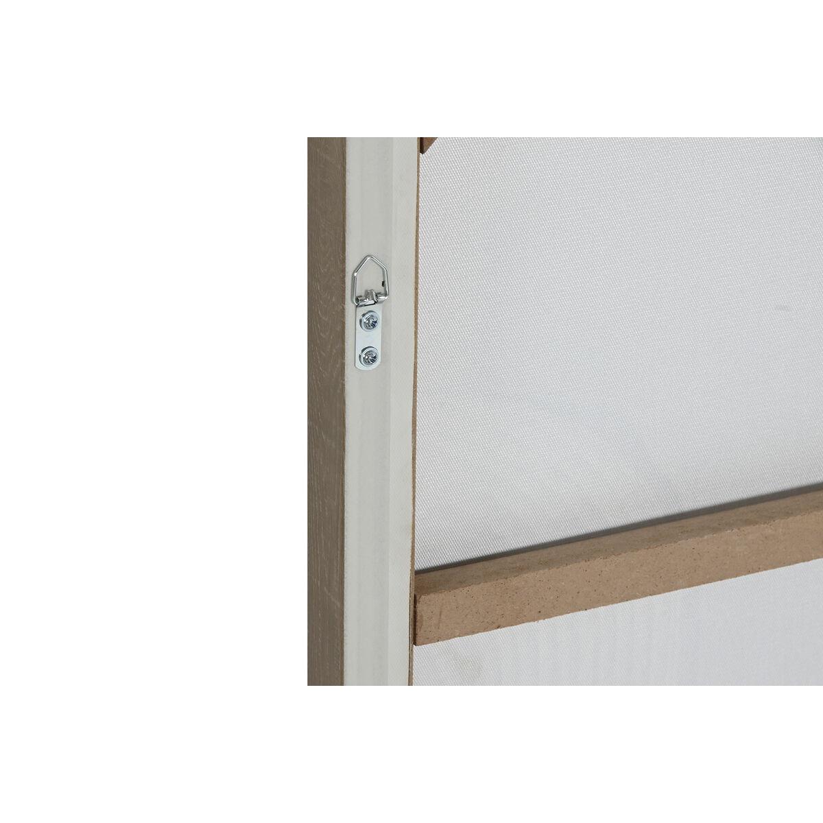 Cuadro Home ESPRIT Blanco Beige Abstracto Escandinavo 62 x 3,8 x 82 cm (2 Unidades)