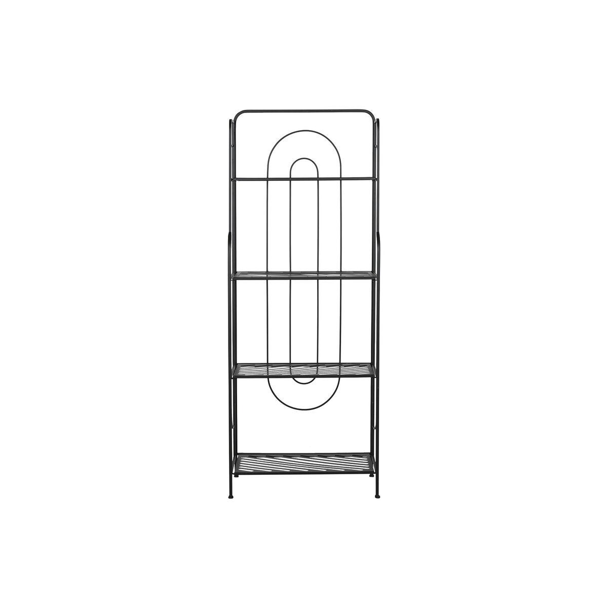 Estantería Home ESPRIT Negro Metal 60 x 27 x 160 cm