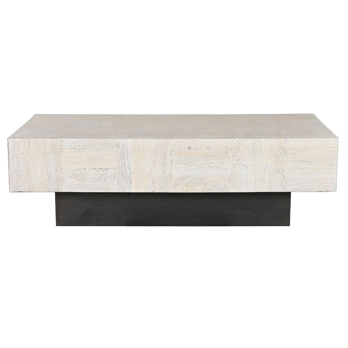 Mesa de Centro Home ESPRIT Negro Beige Madera 150 x 77 x 46 cm