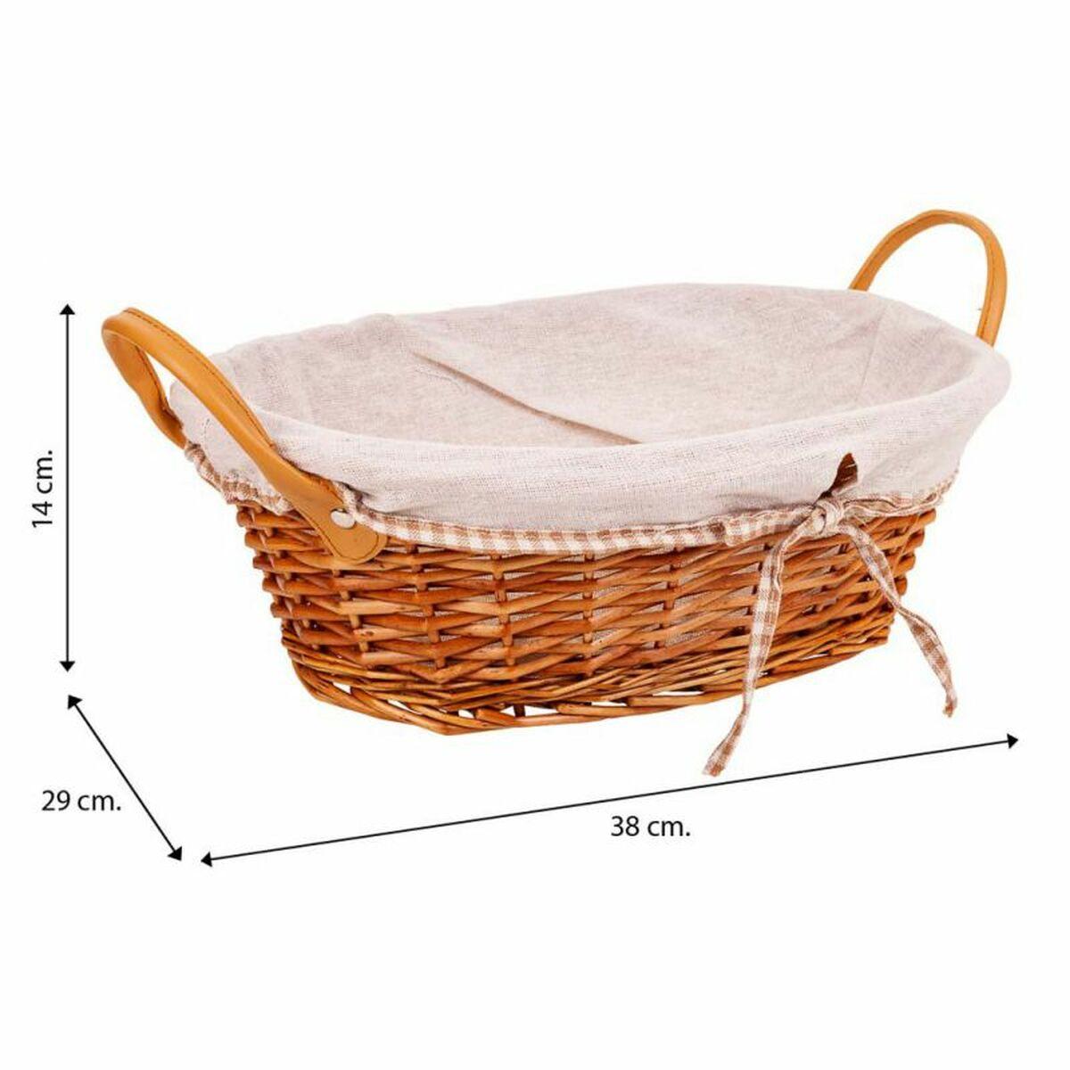 Juego de Cestos Alexandra House Living Mimbre Madera de sauce 38 x 29 x 14 cm 34 x 16 x 44 cm 31,5 x 23,5 x 12 cm 3 Piezas