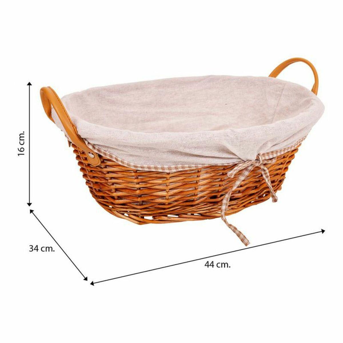 Juego de Cestos Alexandra House Living Mimbre Madera de sauce 38 x 29 x 14 cm 34 x 16 x 44 cm 31,5 x 23,5 x 12 cm 3 Piezas