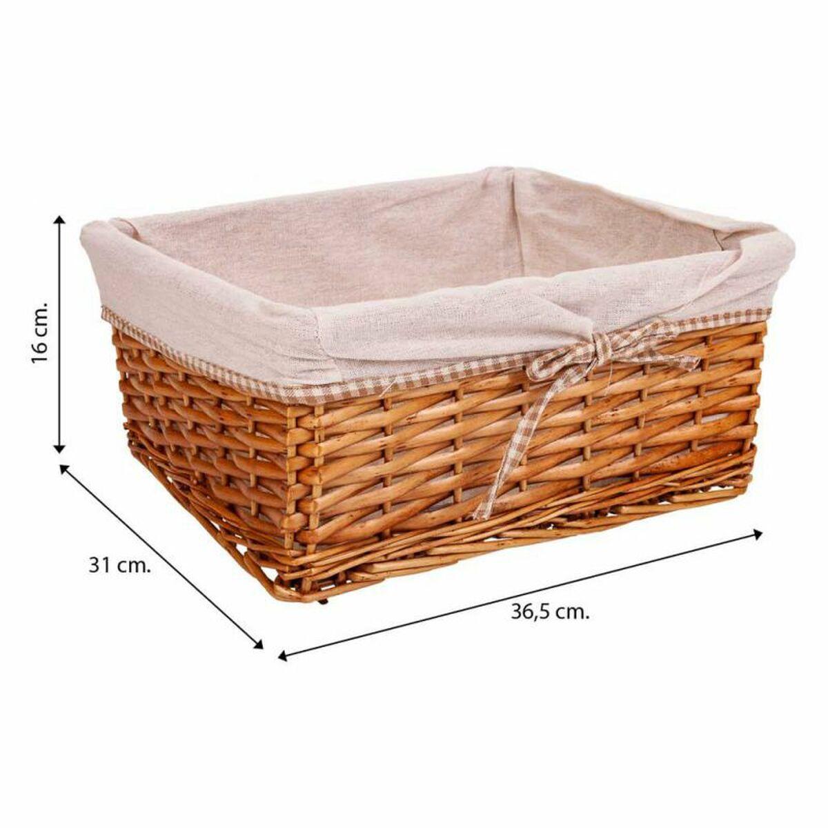 Juego de Cestos Alexandra House Living Mimbre Madera de sauce 31 x 16 x 36 cm 30,5 x 26 x 14,5 cm 25,5 x 20 x 13 cm 3 Piezas