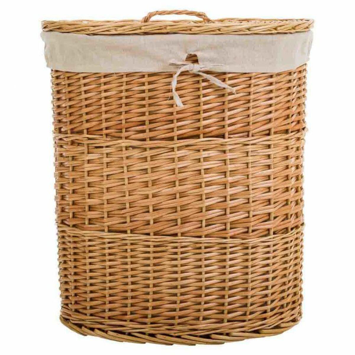 Cesto para la Ropa Sucia Alexandra House Living Natural Mimbre Madera de sauce 39 x 54 x 50 cm 42 x 31 x 44 cm 32 x 23 x 35 cm 3