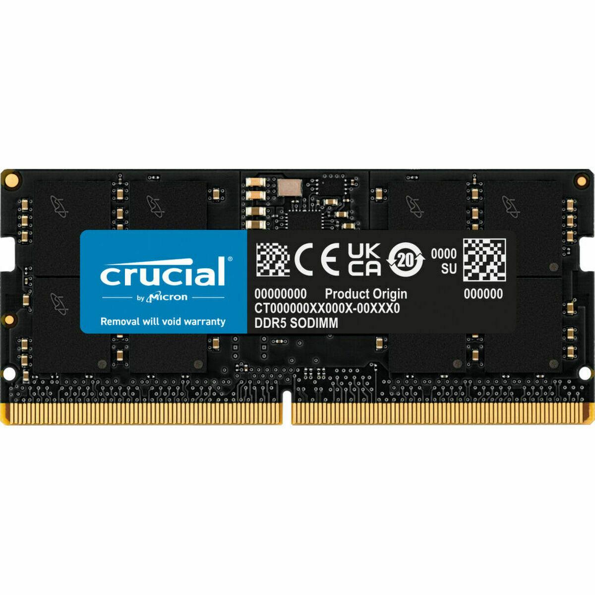 Memoria RAM Crucial 16 GB 4800 MHz CL40 DDR5 SDRAM DDR5