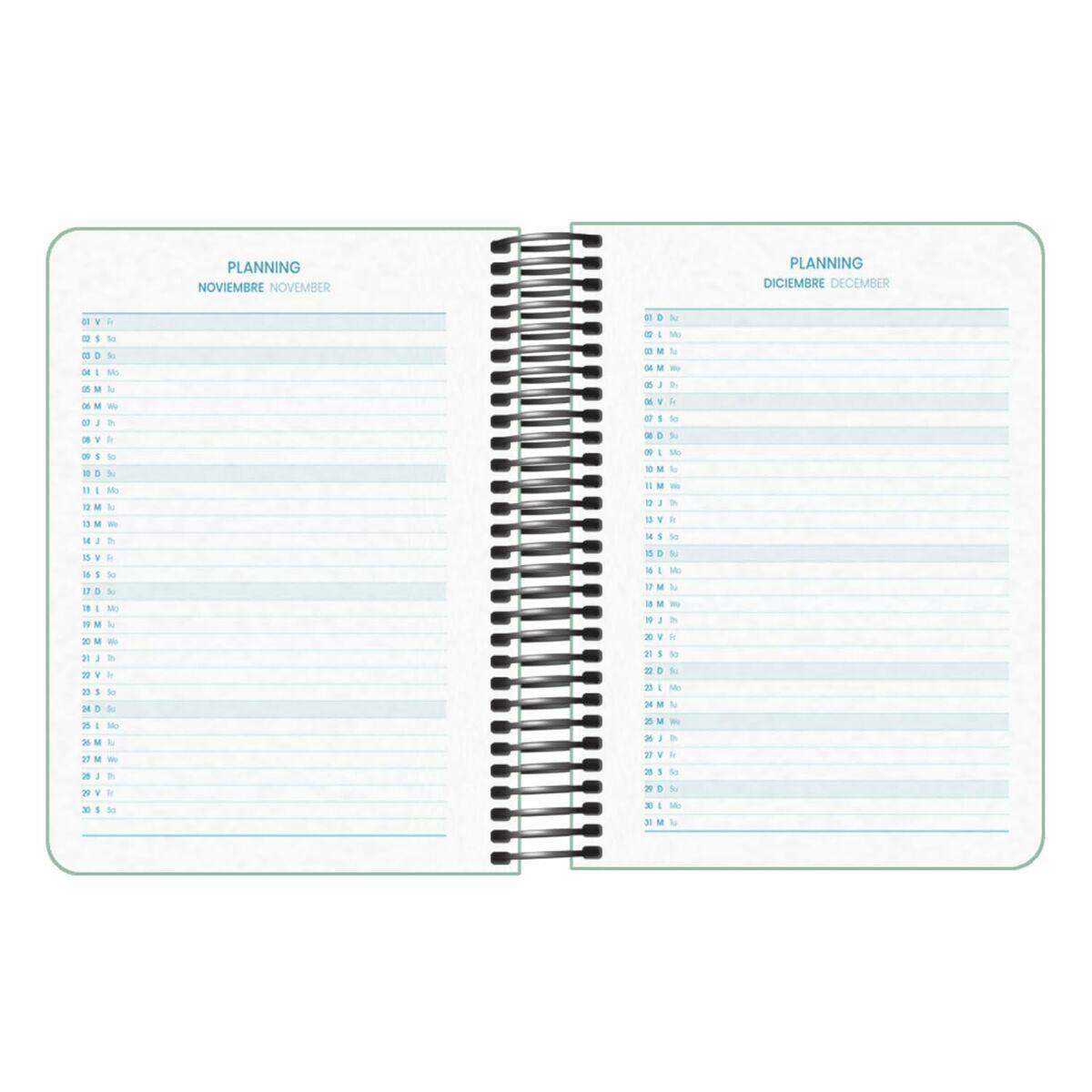 Agenda DOHE MEMORY BASIC Verde A6 12 x 17 cm 2024-2025