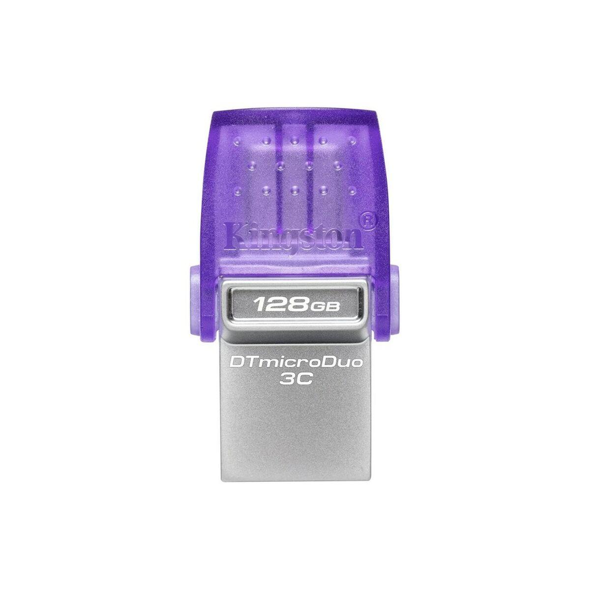 Memoria USB Kingston microDuo 3C 128 GB Morado