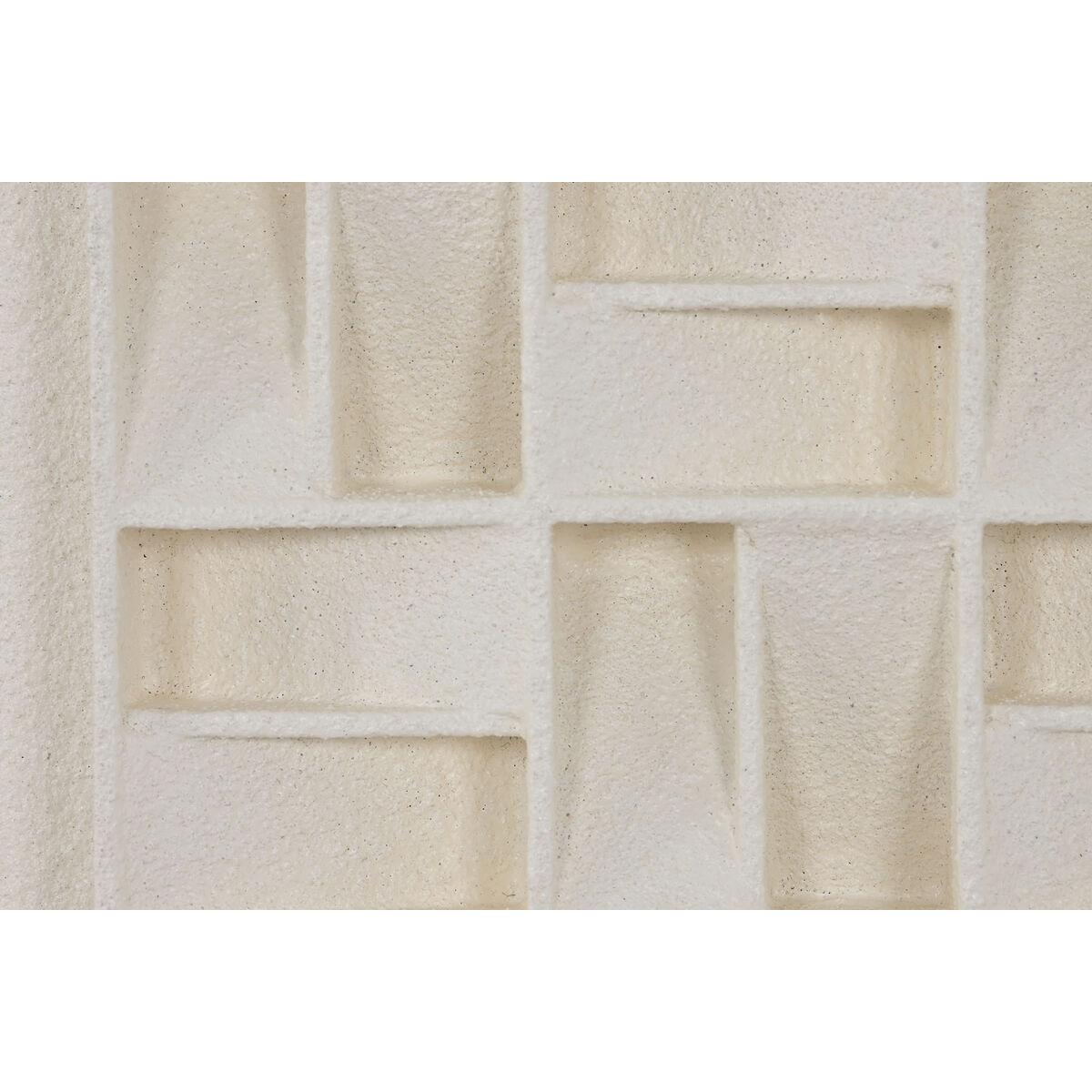 Cuadro Home ESPRIT Beige Geométrico Moderno 60 x 7 x 60 cm (2 Unidades)