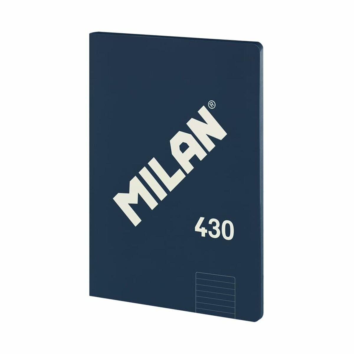 Libreta Milan 430 Azul A4 48 Hojas 21 x 29,7 cm (3 Unidades)