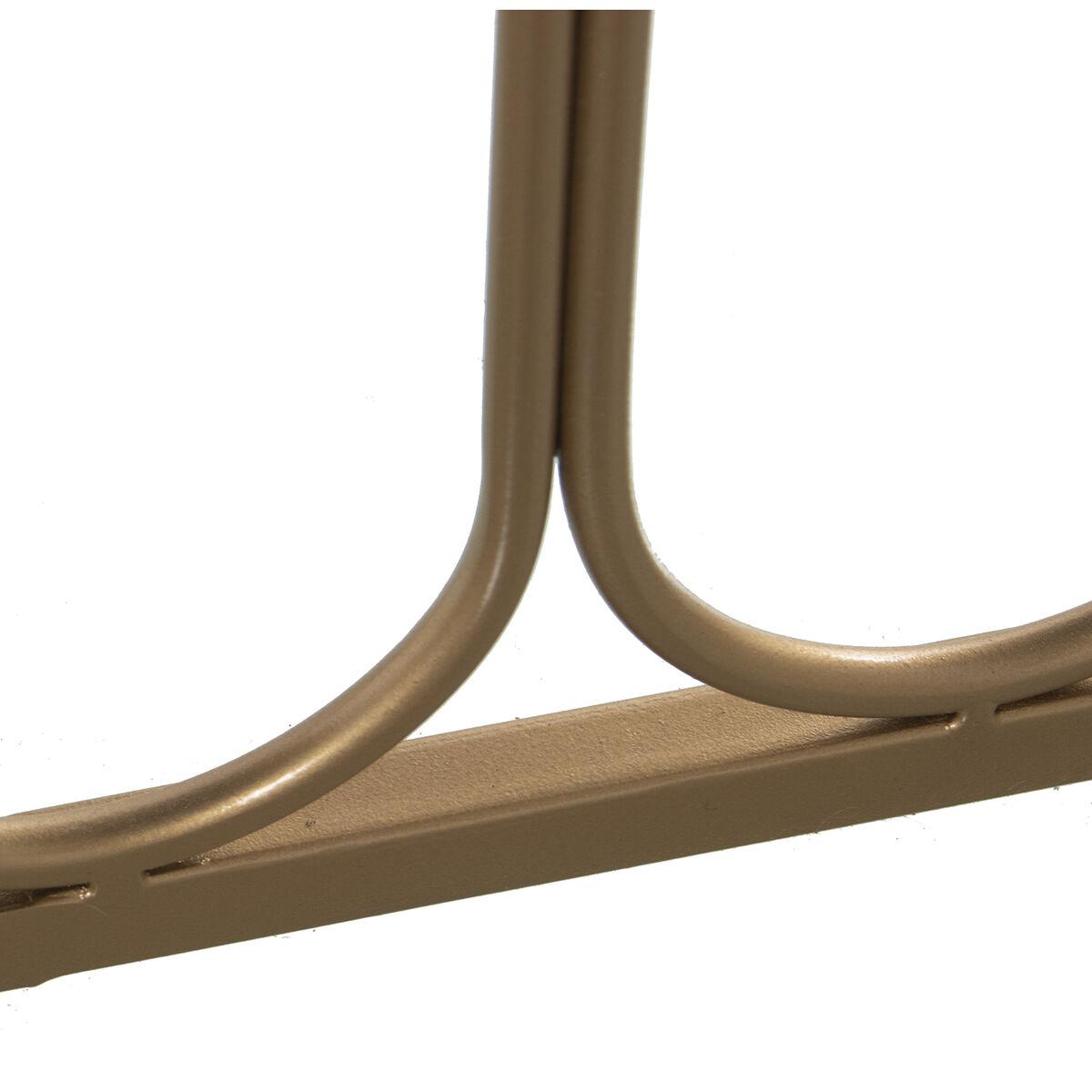 Banqueta Alexandra House Living Violeta Dorado Terciopelo Metal 100 x 47 x 40 cm
