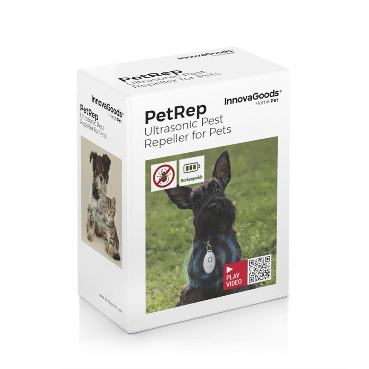 Antiparásitos por Ultrasonidos Recargable para Mascotas PetRep InnovaGoods (Reacondicionado A)