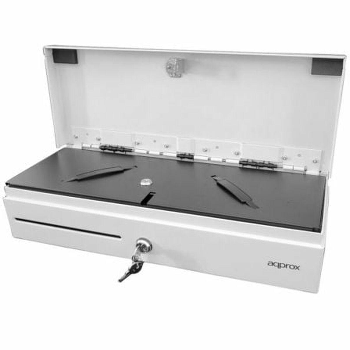 Caja de caudales approx! appCASH02FLIPTOPWH