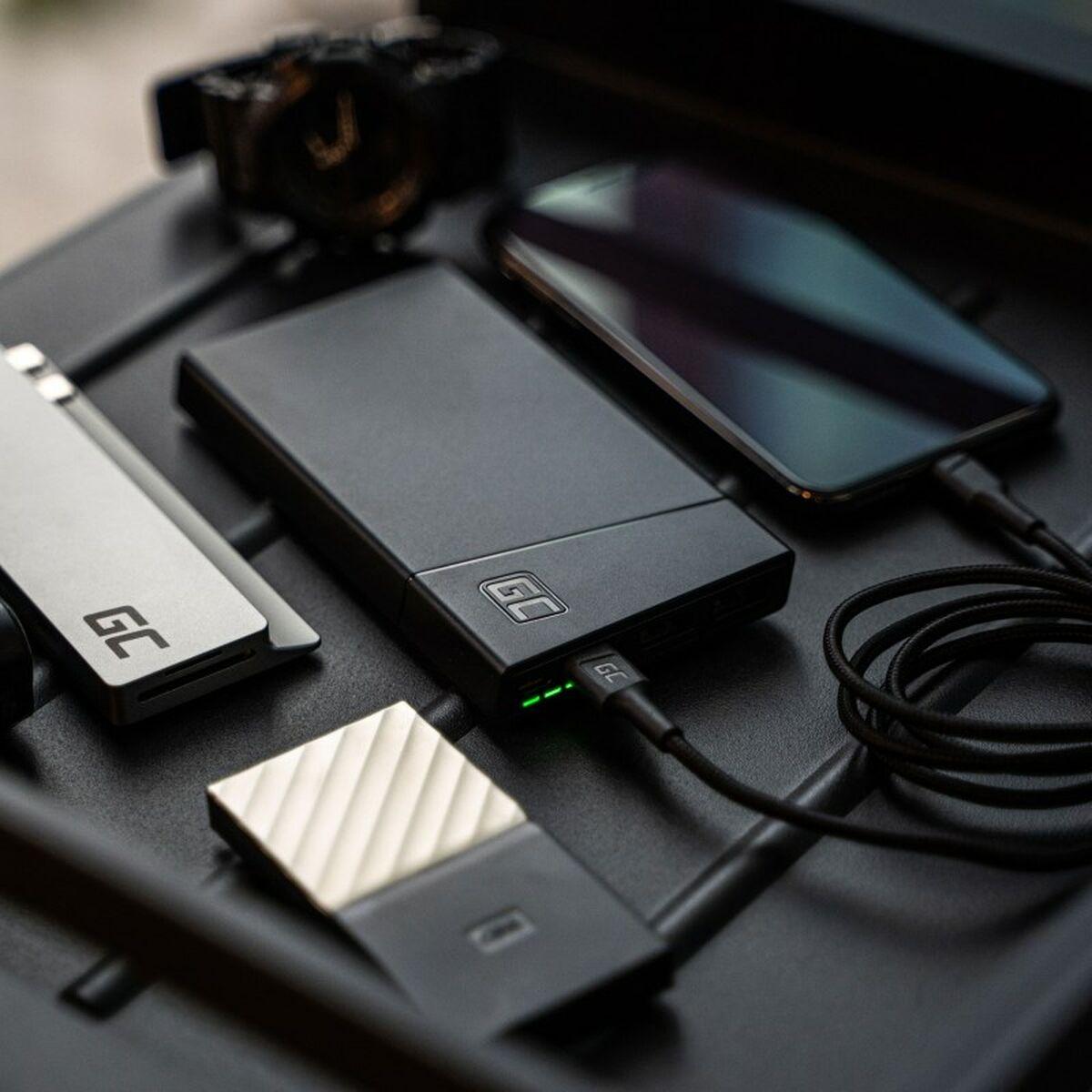 Powerbank Green Cell PBGC02S Negro 10000 mAh