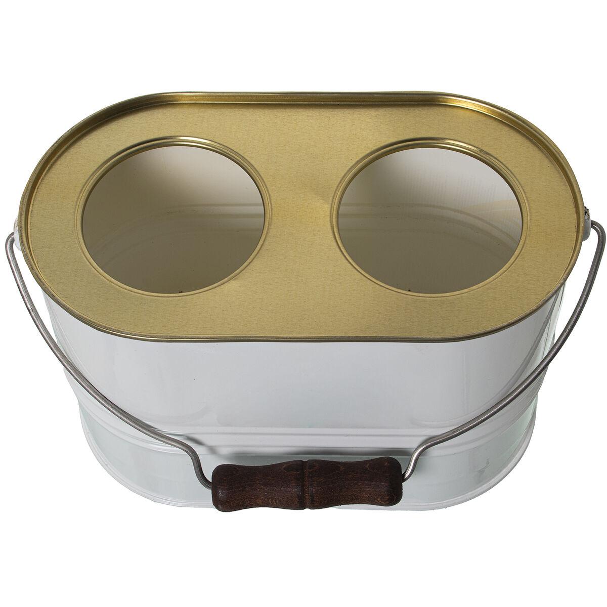 Enfriador de Botellas Alexandra House Living Blanco Metal 27 x 19 x 15 cm