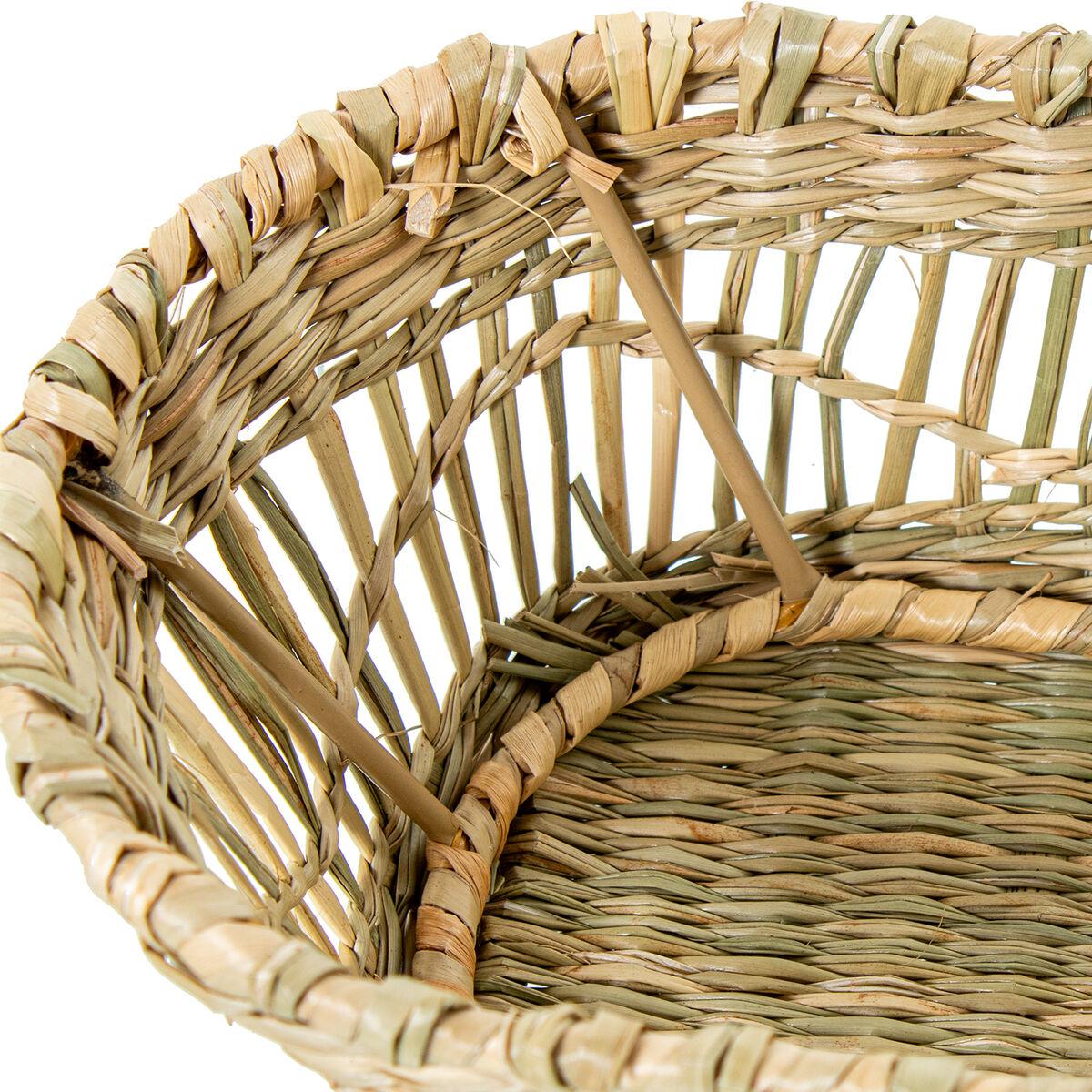 Juego de Bandejas Alexandra House Living Beige Ratán Fibra natural 43 x 7 x 17 cm 2 Piezas