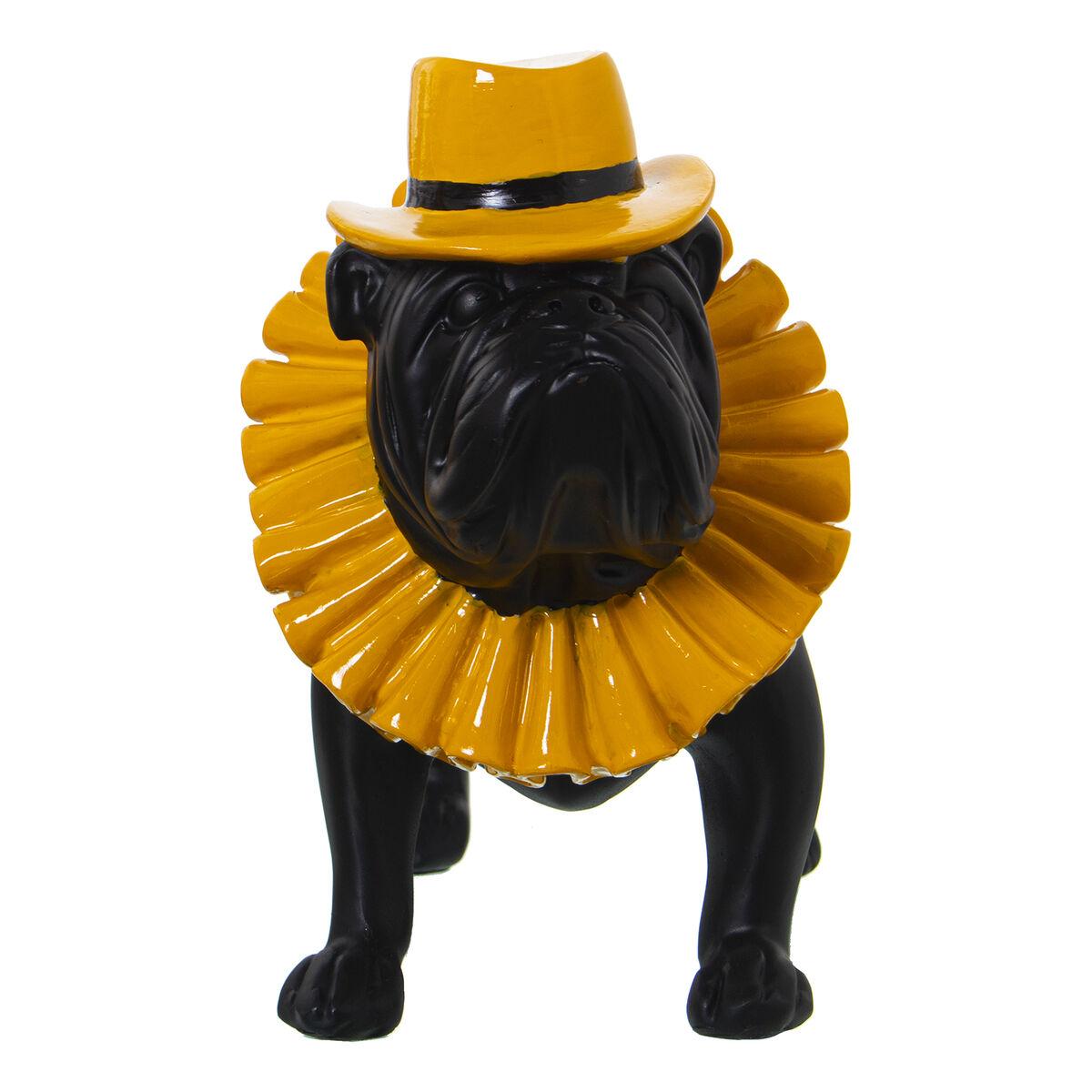 Figura Decorativa Alexandra House Living Negro Bulldog 29 x 19 x 11 cm Resina
