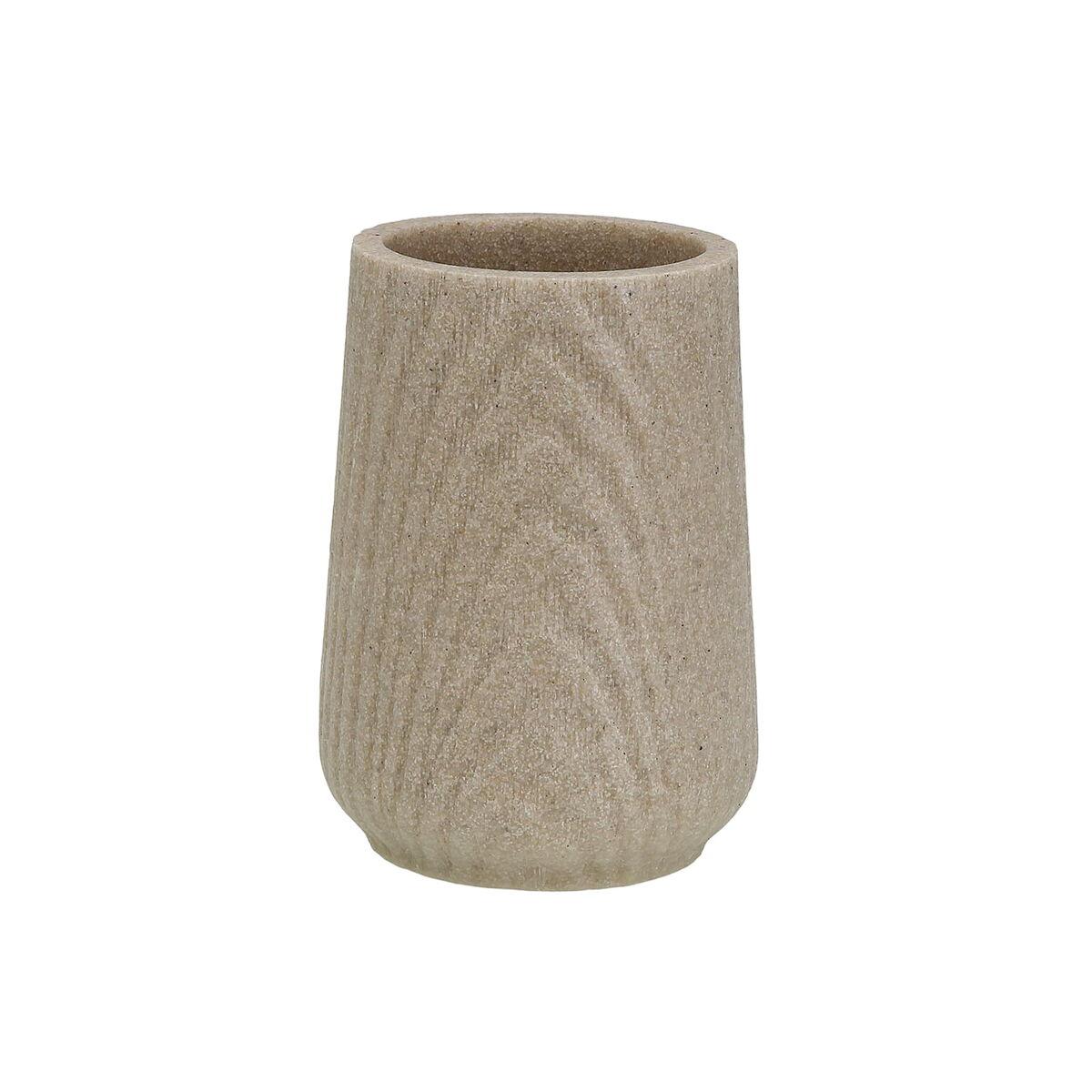 Portacepillos de Dientes Versa Beige Resina