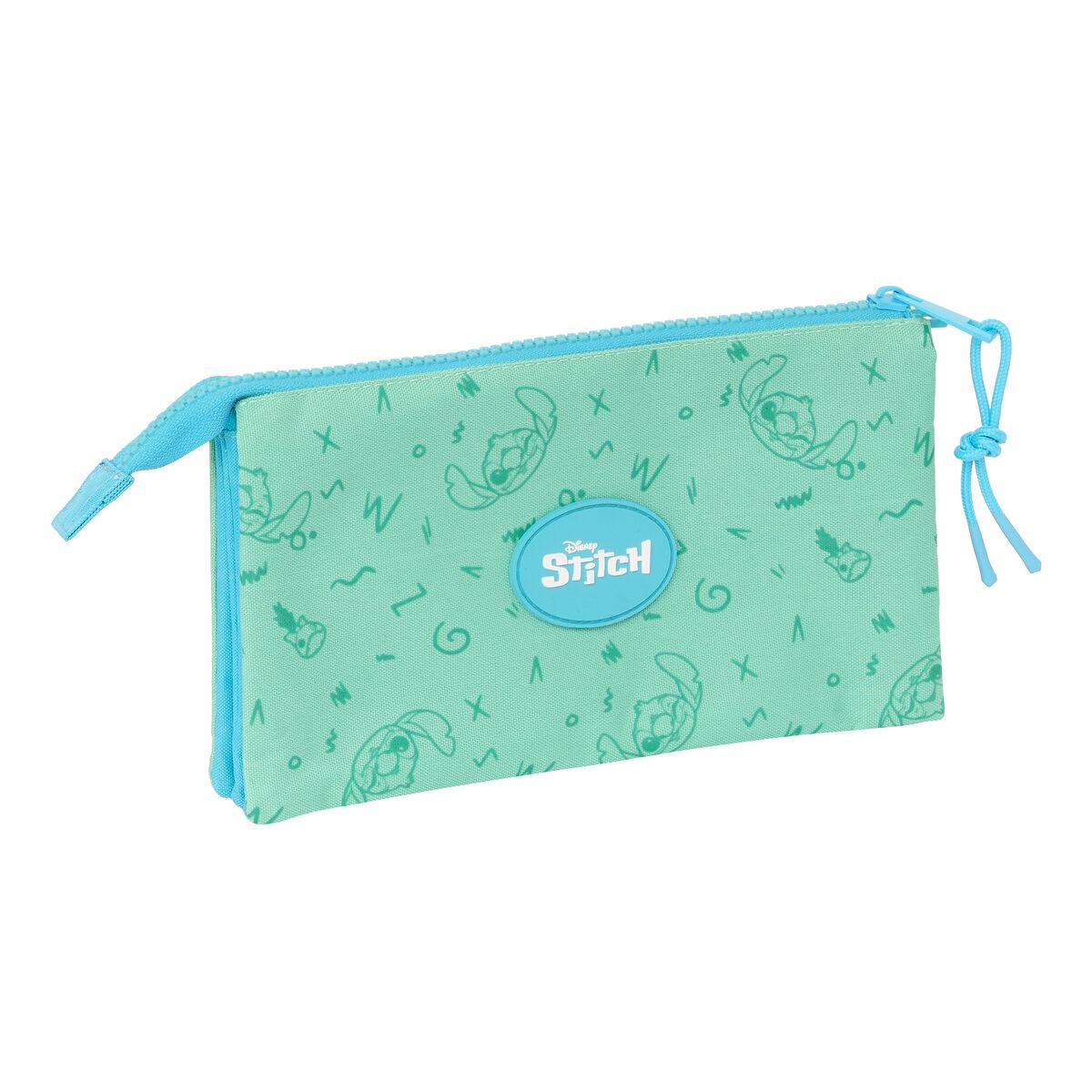 Portatodo Triple Stitch Aloha Turquesa 22 x 12 x 3 cm