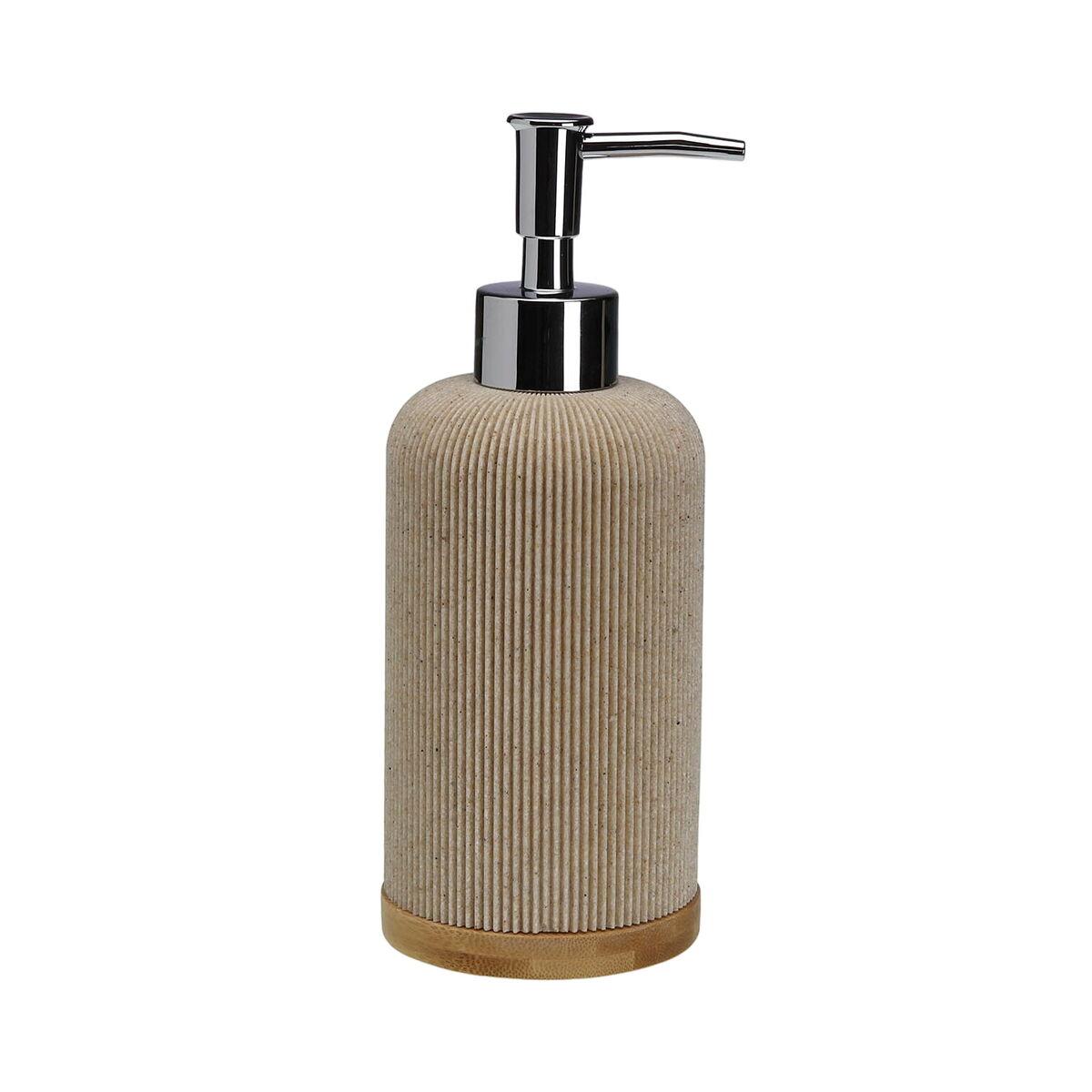 Dispensador de Jabón Versa Resina Bambú Minimalista