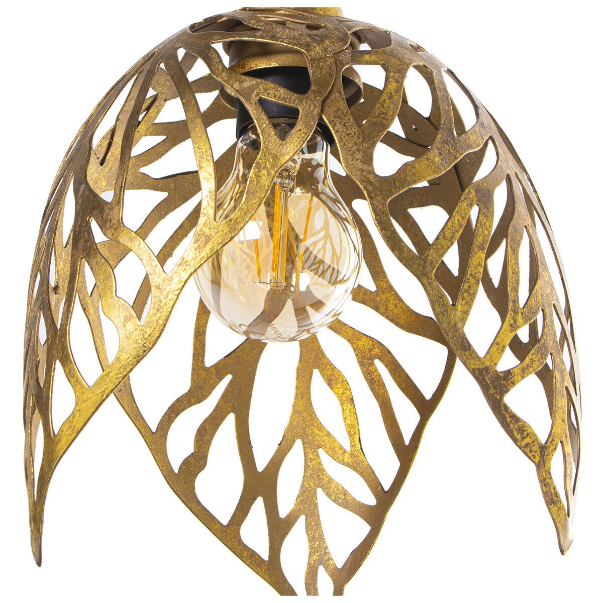 Lámpara de Techo Alexandra House Living Oro Metal 60 W 20 x 54 x 20 cm