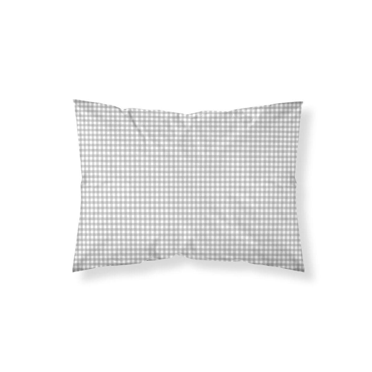 Funda de almohada Kids&Cotton Vichy Gris 30 x 50 cm