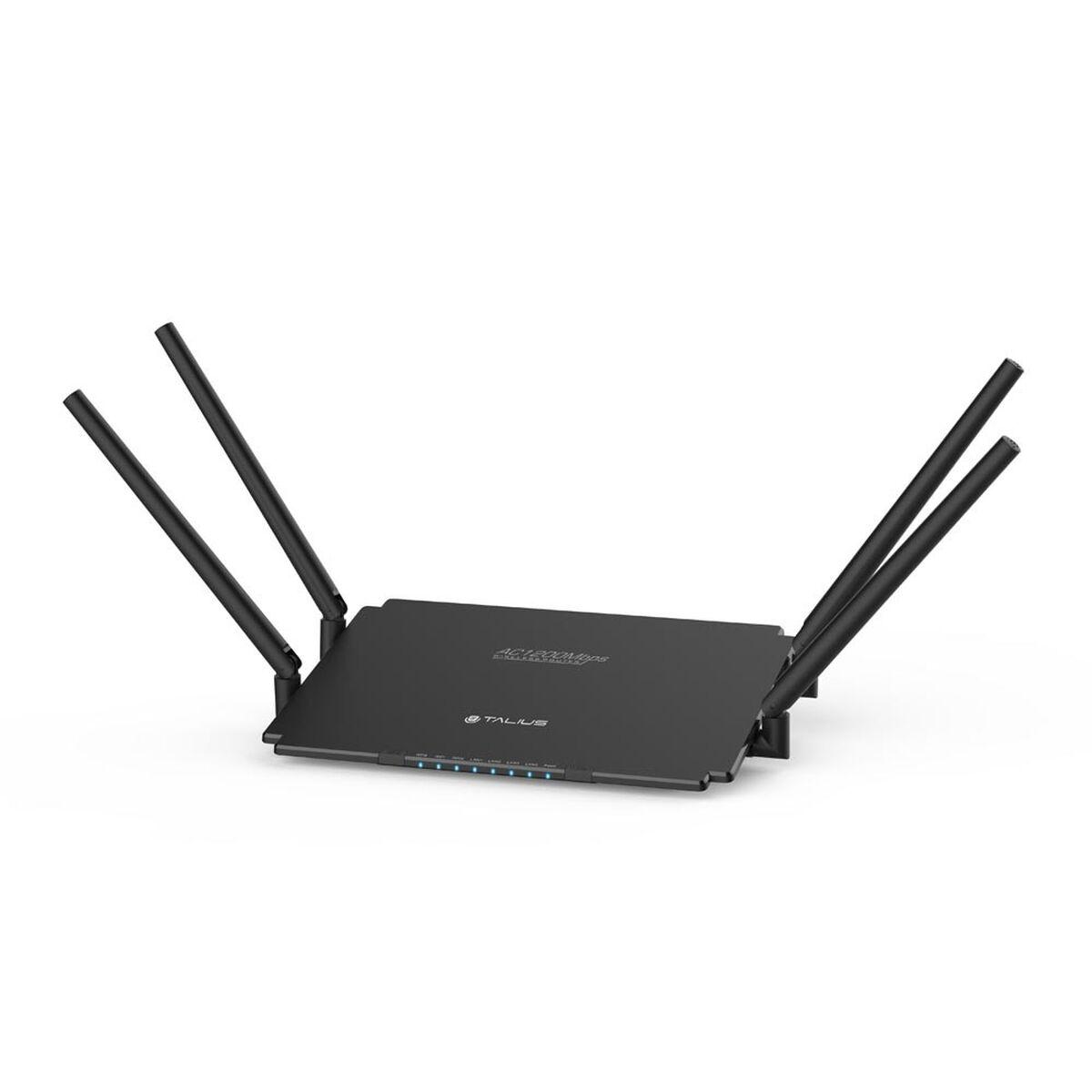 Router Talius RT1200 Negro USB USB 2.0 RJ45 Ethernet LAN USB x 3 Wi-Fi Wi-Fi 5 GHz