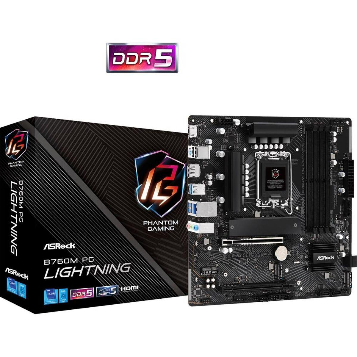 Placa Base ASRock 9046786 LGA 1700 Intel B760