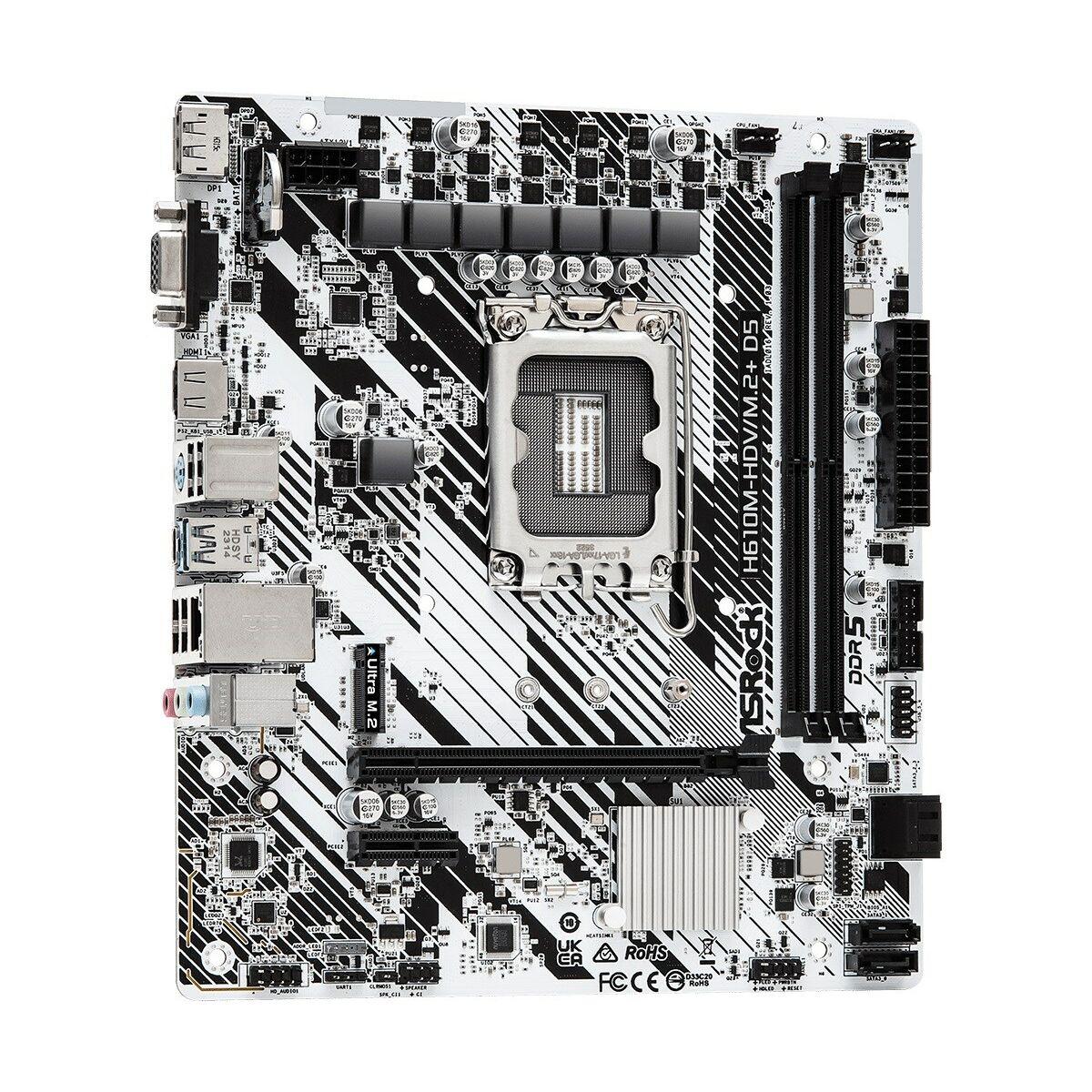Placa Base ASRock 90-MXBM50-A0UAYZ LGA 1700 INTEL H610
