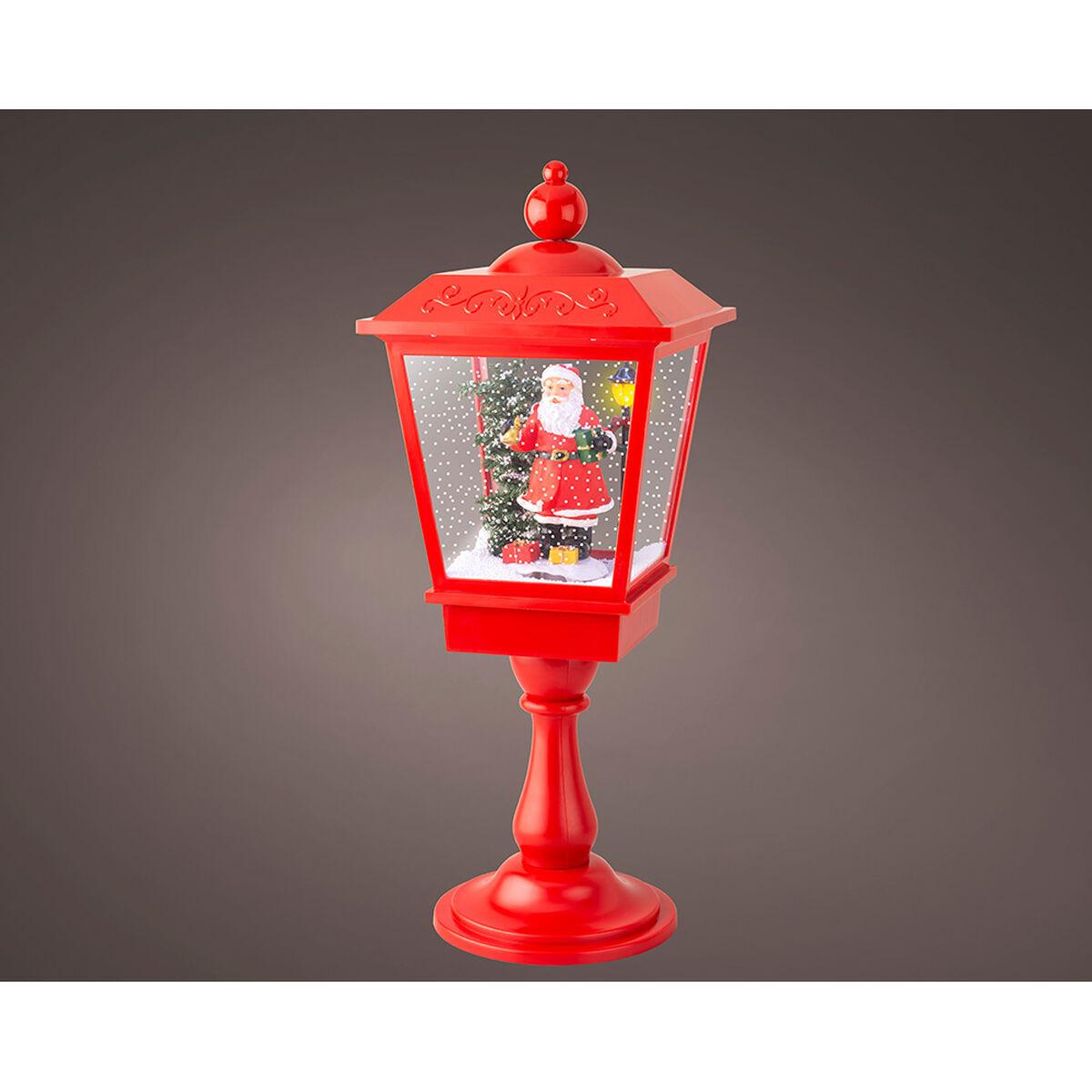 Farol LED Lumineo Rojo Papá Noel Música Movimiento