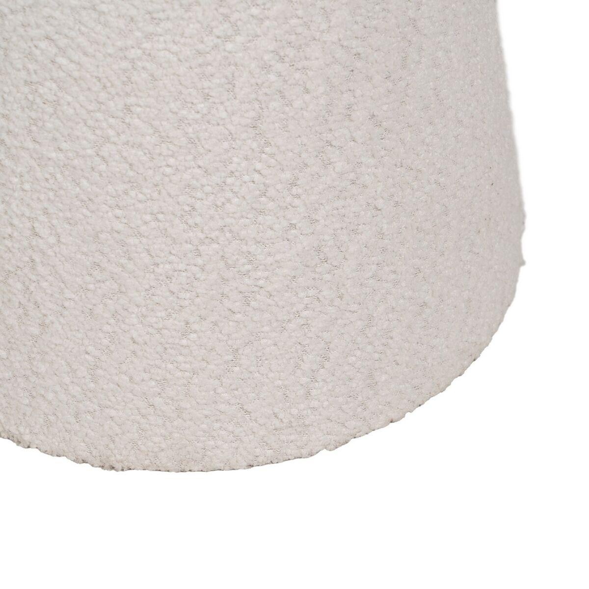 Puff Blanco Madera MDF 35 x 35 x 42 cm