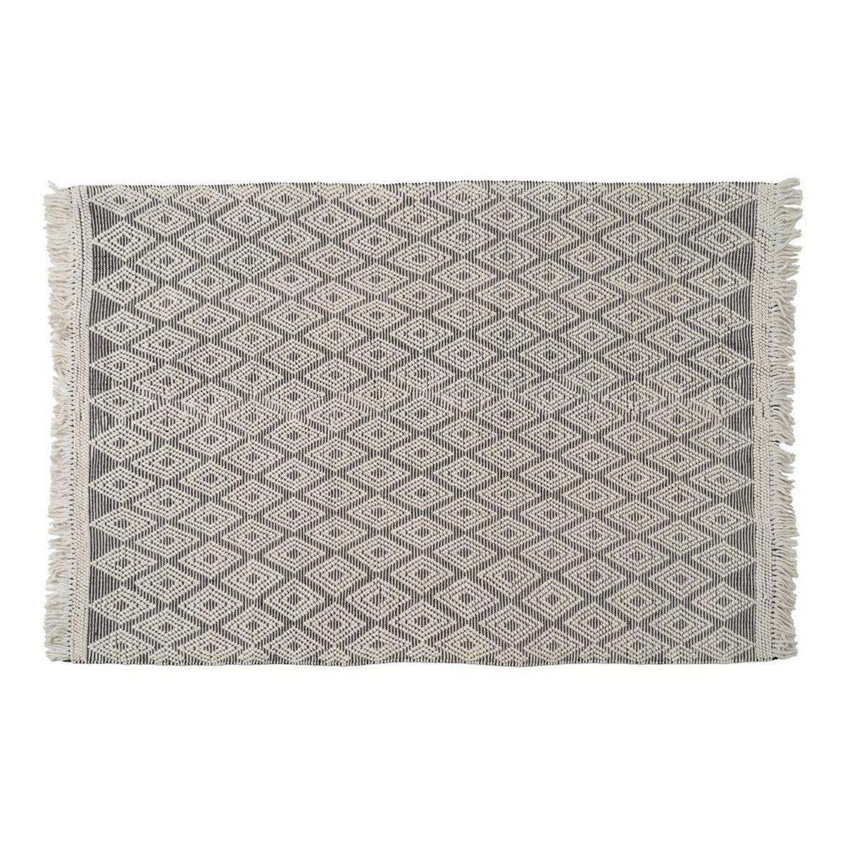 Alfombra Blanco Negro 200 x 300 x 1 cm