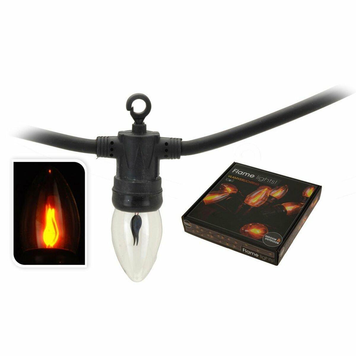 Guirnalda de Luces LED Lifetime 5,1 m 1,5 m Negro Efecto llama