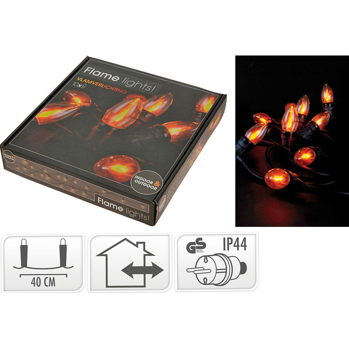 Guirnalda de Luces LED Lifetime 5,1 m 1,5 m Negro Efecto llama