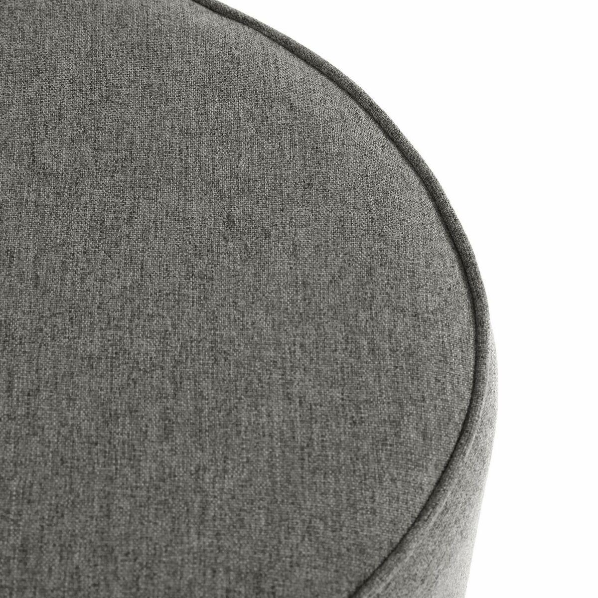 Mesa auxiliar Versa Gris claro 44 x 44 x 44 cm Puff 2 Piezas
