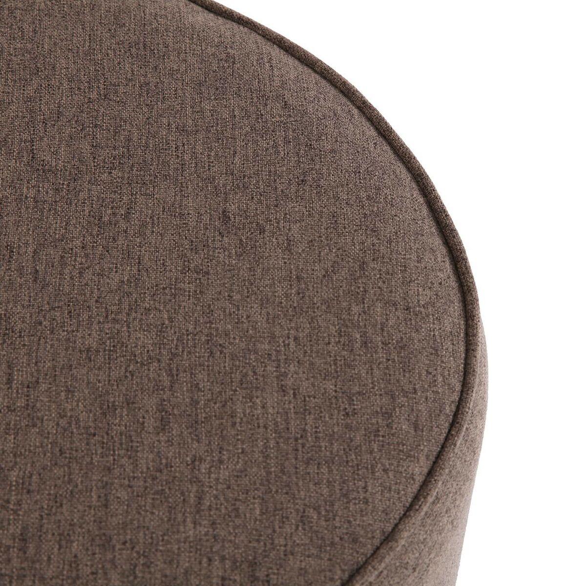 Mesa auxiliar Versa Marrón 44 x 44 x 44 cm Puff 2 Piezas