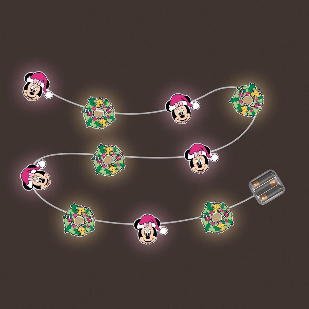 Guirnalda de Luces LED Minnie Mouse Rosa 165 cm