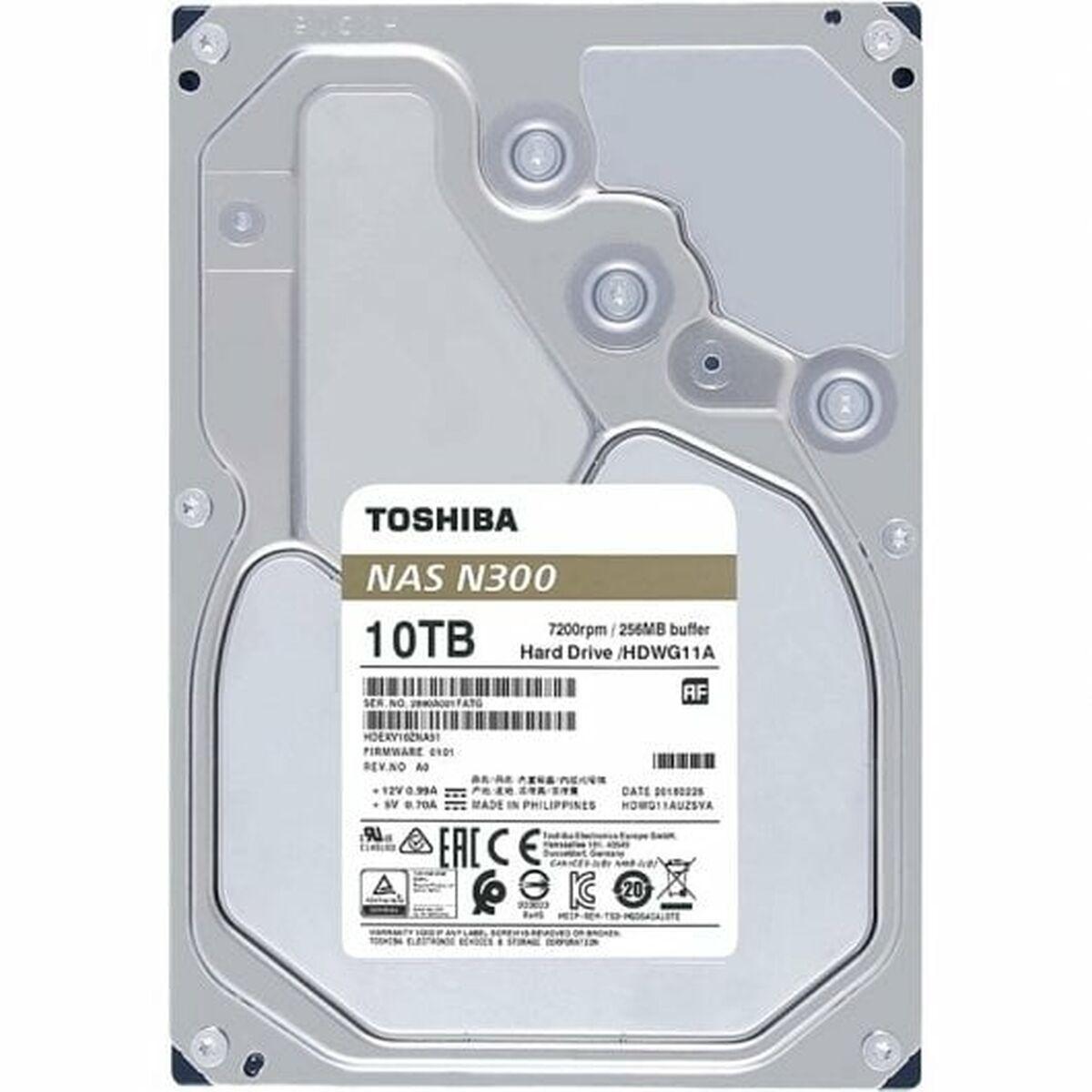 Disco Duro Toshiba HDWG11AUZSVA 10 TB
