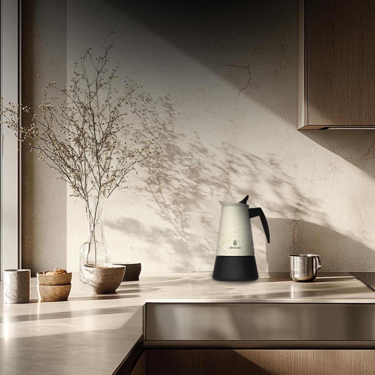 Cecotec Cafeteras italianas Piccolina 400 Beige
