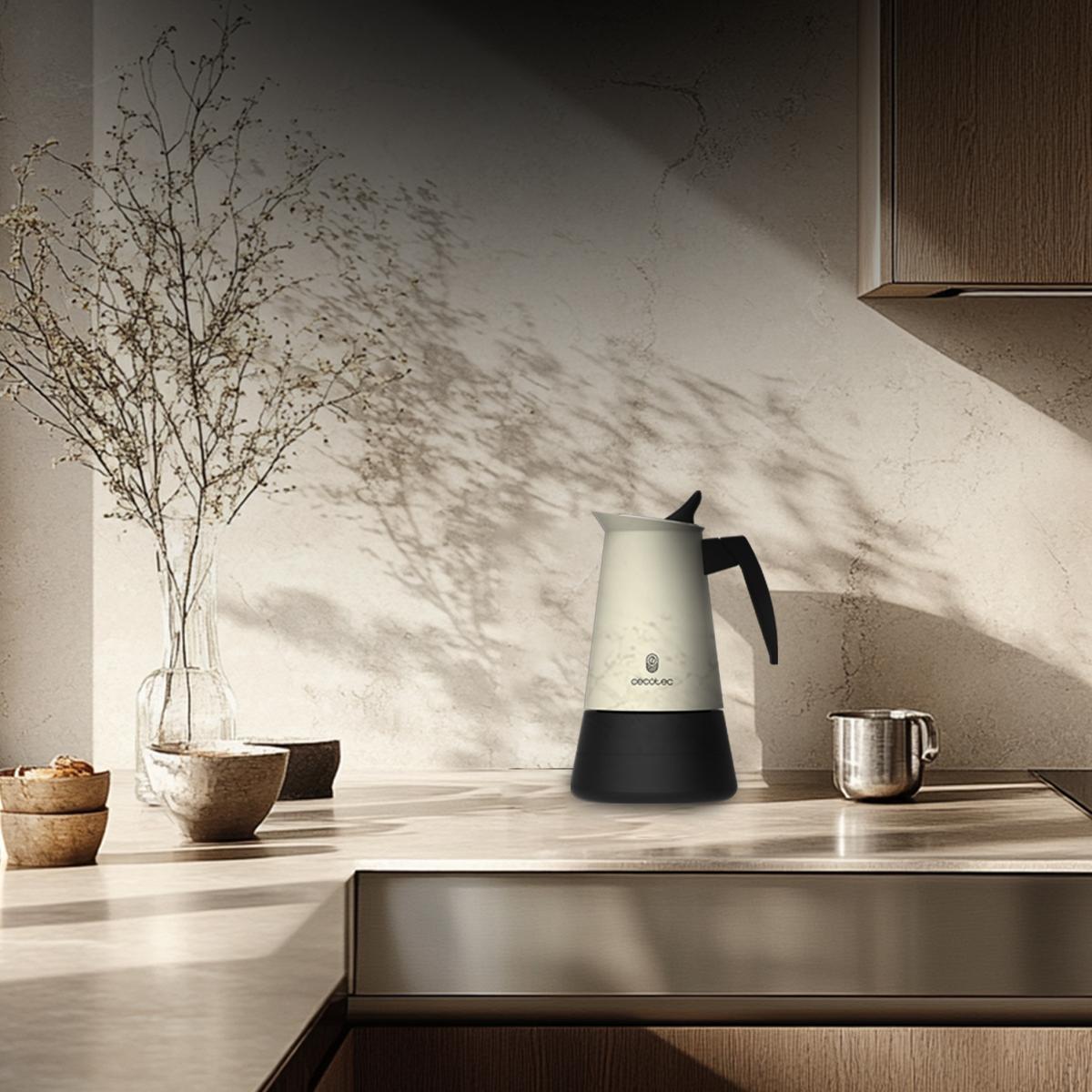 Cecotec Cafeteras italianas Piccolina 600 Beige