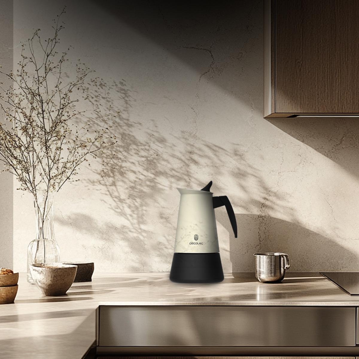 Cecotec Cafeteras italianas Piccolina 900 Beige
